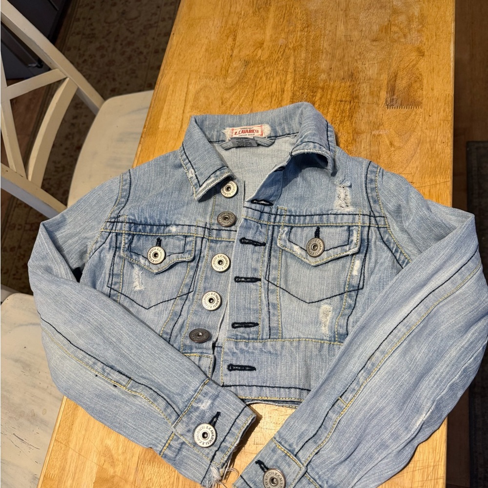 Vintage Z. Cavaricci Light Blue Jean Jacket